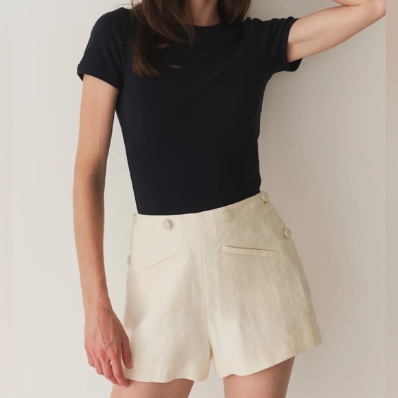 Doen Pants - Doen Bernice Shorts in Magnolia size 6 NWT